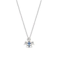 Collar Amen Mujer in Plata Zircone CLPANBBBL - CLPANBBBL